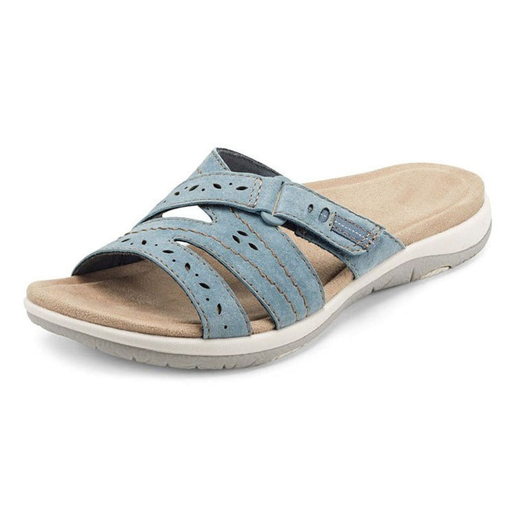 Orthopedic arch support sandals for women, adjustable for ultimate summer foot comfort.