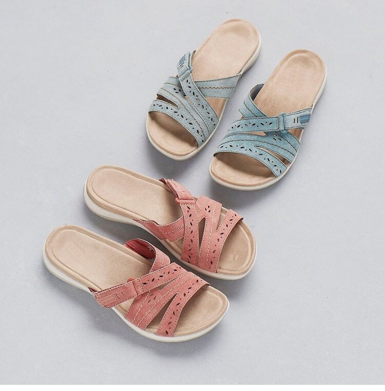 Women's everyday adjustable orthopedic sandals, perfect for summer walking and long-lasting comfort.
