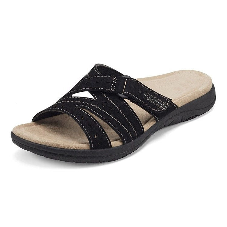 Adjustable orthopedic summer sandals for women, providing essential arch support & comfort.