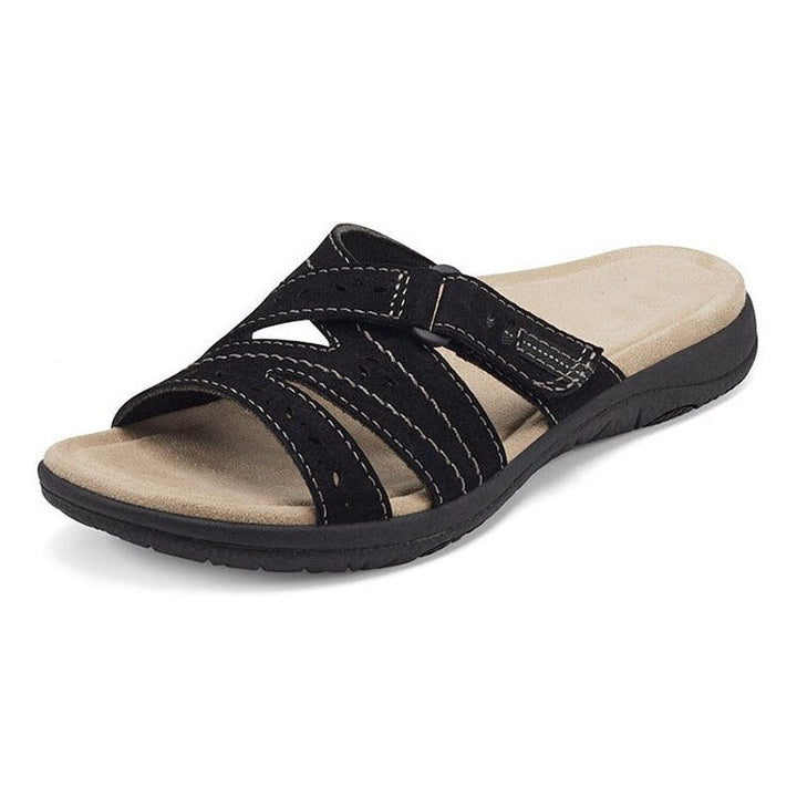 Adjustable orthopedic summer sandals for women, providing essential arch support & comfort.