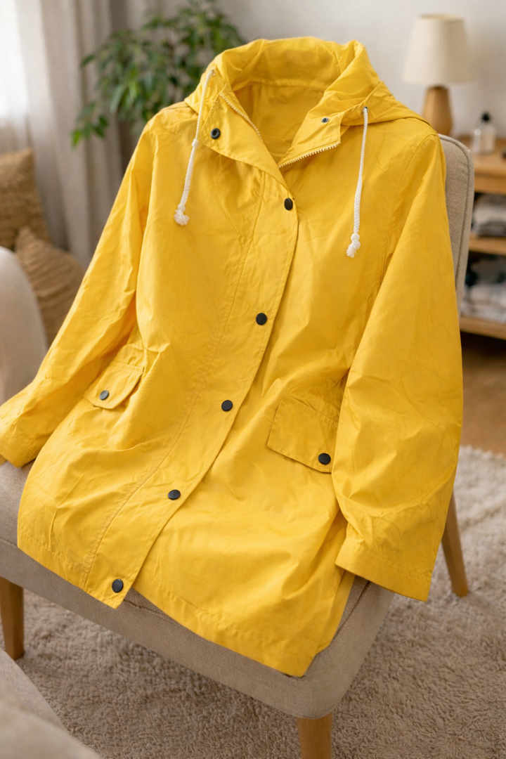 Casual women's hooded transitional jacket, lightweight and all-weather for versatile layering.