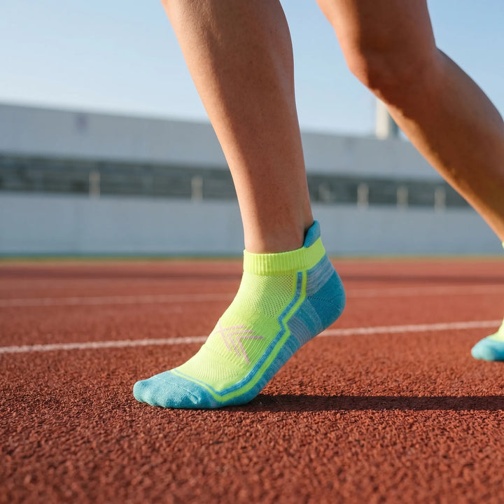 Women's ankle athletic socks designed for enhanced workouts. Moisture-wicking for comfort.