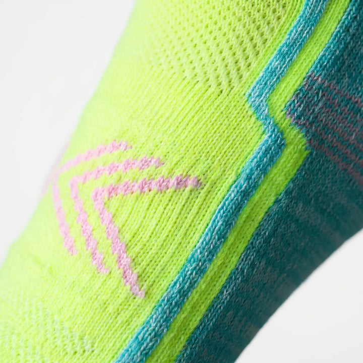 Moisture-wicking women's ankle athletic socks. Keep feet dry & comfortable during workouts.