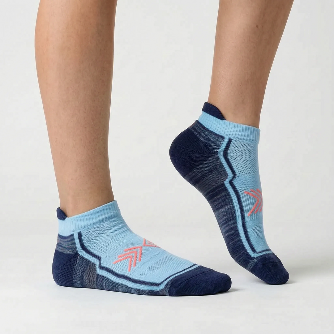 Running & workout ankle socks for women. Offers support & comfort for active feet.