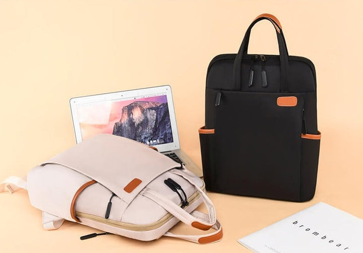 Versatile women's anti-theft backpack, lightweight, water resistant, for travel, school, work.