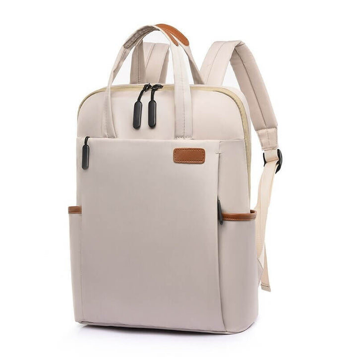 Sleek women's anti-theft backpack, perfect for daily commute, school, or work.