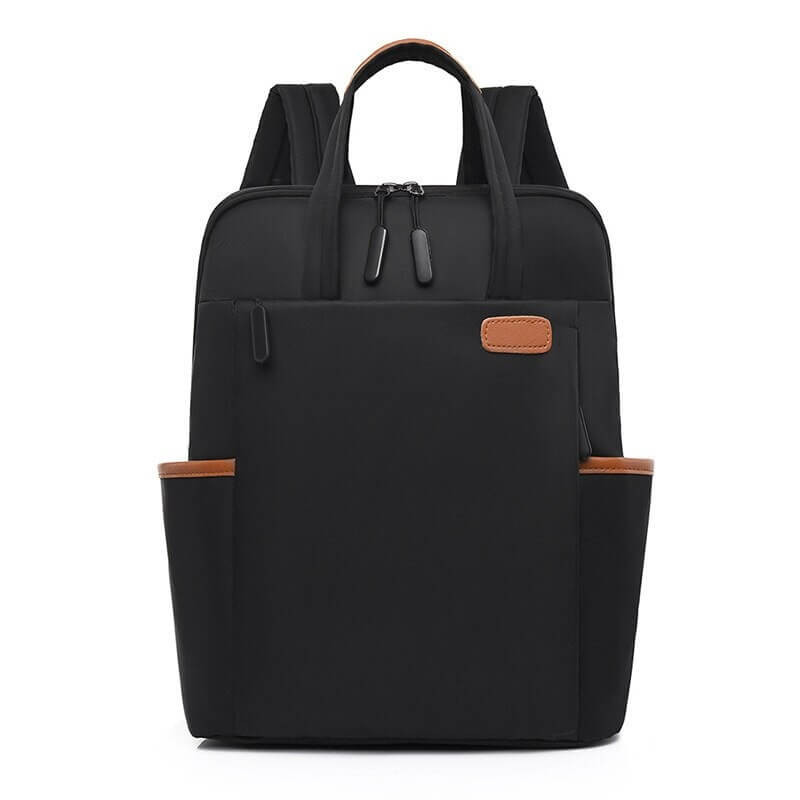 Lightweight oxford fabric women's travel backpack, water resistant with anti-theft design.