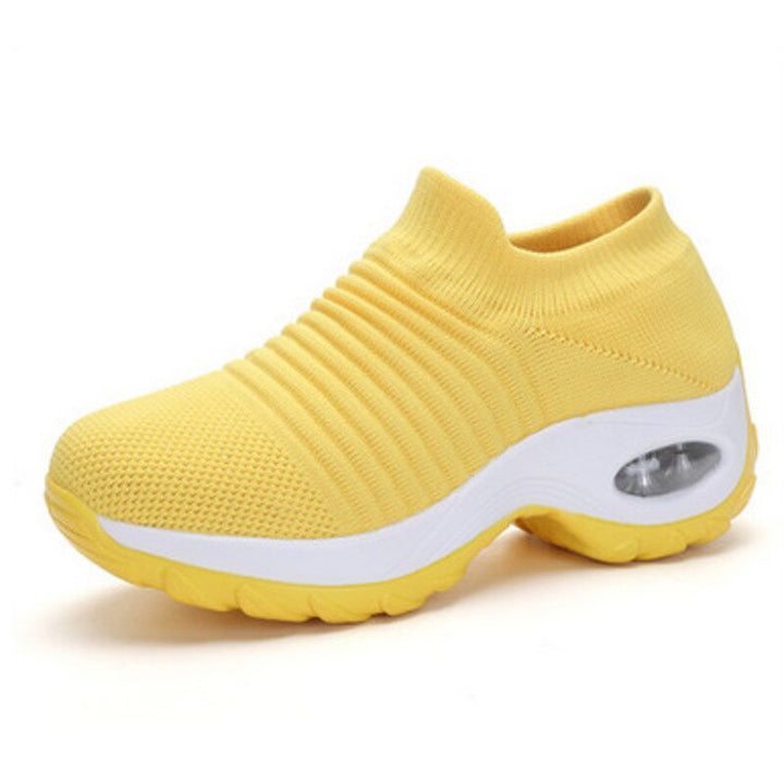 Supportive women's athletic shoes, great for walking and daily activities.