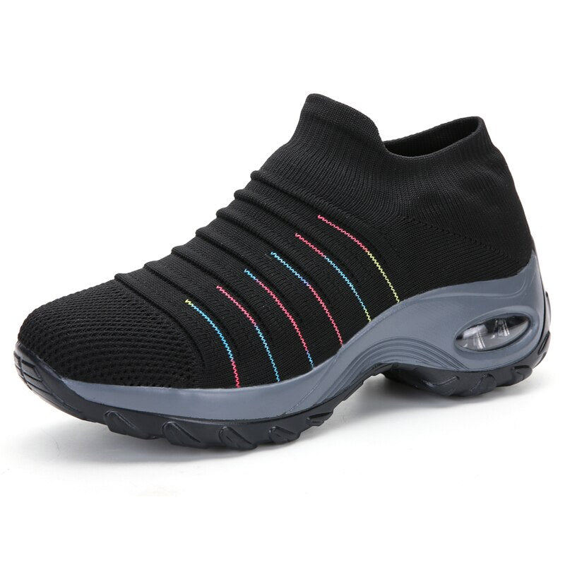 Women's walking sneakers, offering superior arch support and comfort.