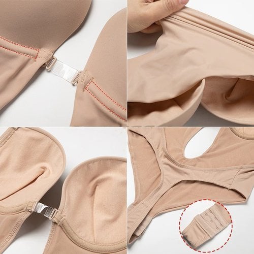 Elegant women's backless body shaper. Seamlessly sculpts & supports for formal events, evening wear & special occasions.