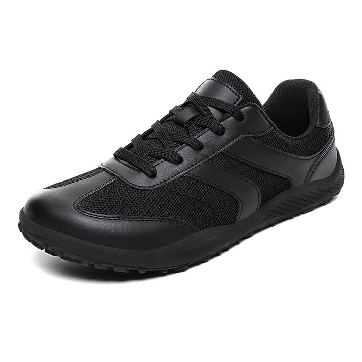 Athletic women's barefoot shoes with wide toe box, offering stability & comfort.