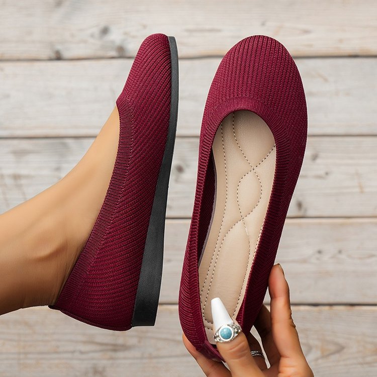Casual women's flats, comfortable orthopedic ballerinas with excellent arch support.
