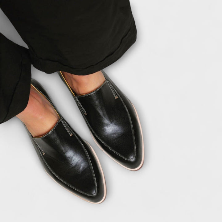 Supportive women's slip-on loafers, perfect for all-day wear. Comfortable orthopedic design with classic style.