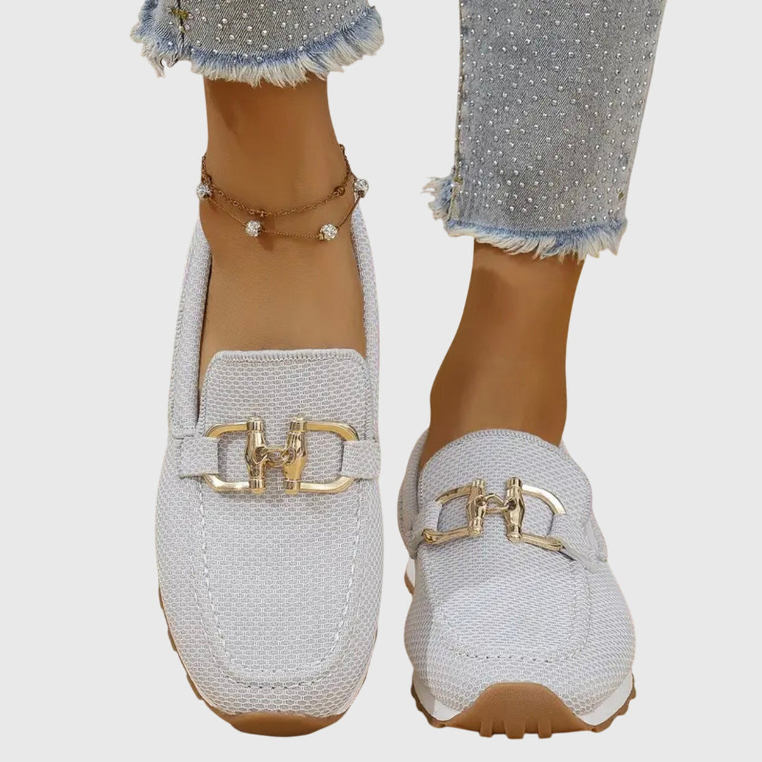 Versatile women's orthopedic slip-on loafers, cushioned for ultimate comfort & elegant everyday style.