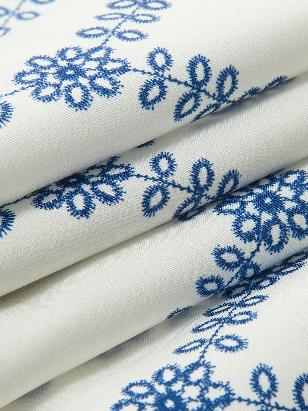 Comfortable women's blue and white printed sleeveless skirt set, a stylish matching two-piece for summer fashion.