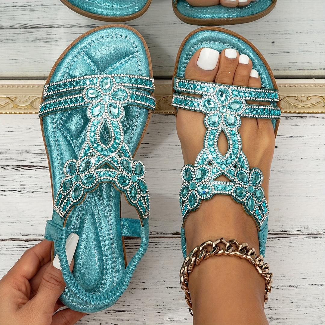Women's boho cushioned comfort sandals, perfect for everyday wear and summer style.