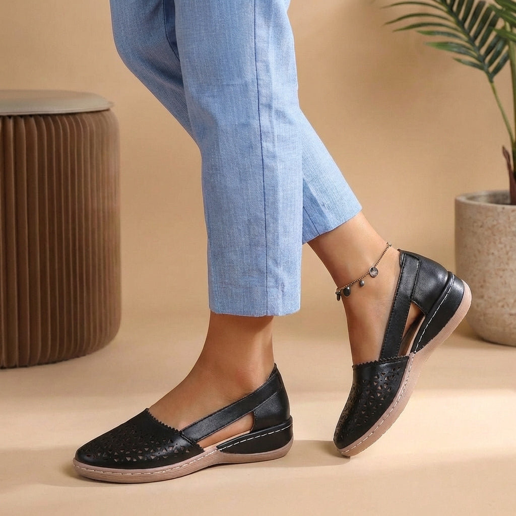 Women's breathable slip-on loafers for all-day comfort, perfect for casual or walking wear.