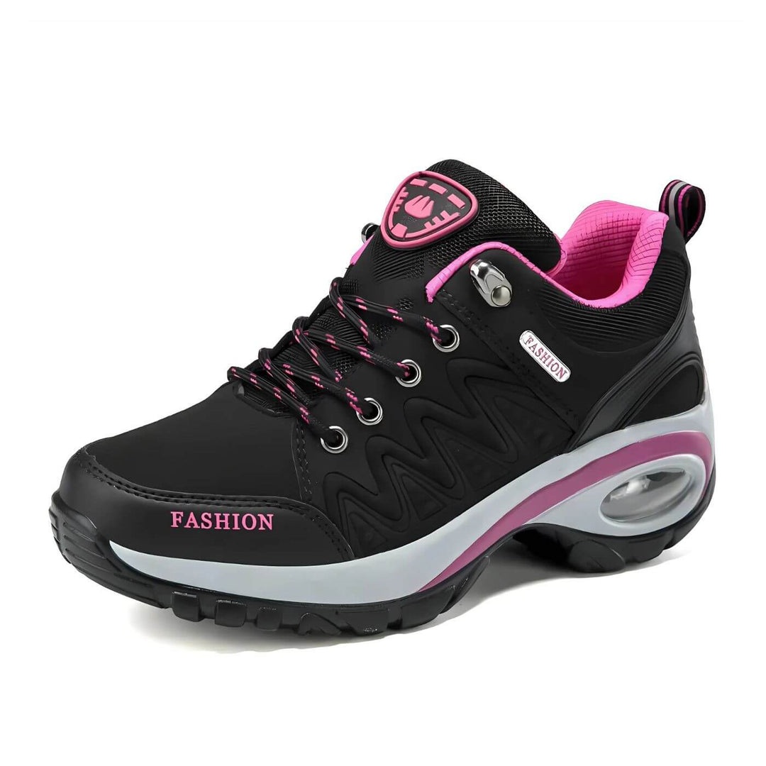 Experience foot comfort with women's breathable, arch support casual sneakers, perfect for walking.