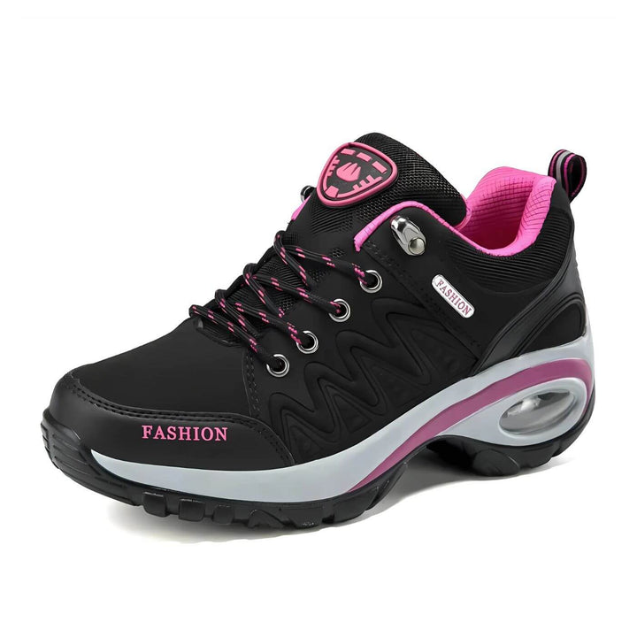 Experience foot comfort with women's breathable, arch support casual sneakers, perfect for walking.