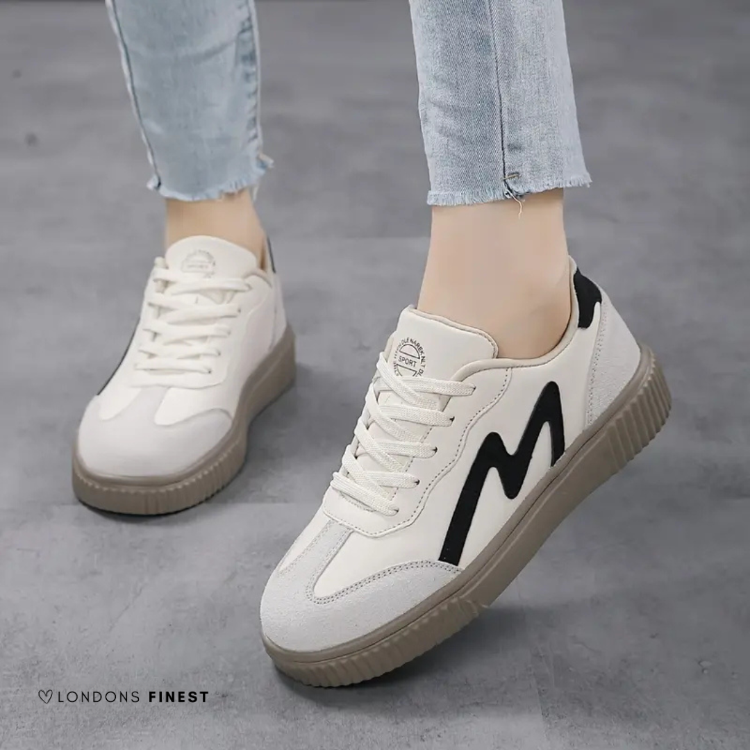 Stylish women's everyday sneakers. Supportive and comfortable casual footwear, perfect for walking and daily activities.