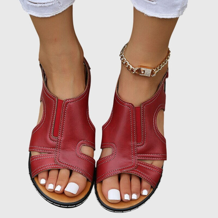 Versatile women's casual peep toe wedge sandals with slingback. Essential summer footwear for any occasion.