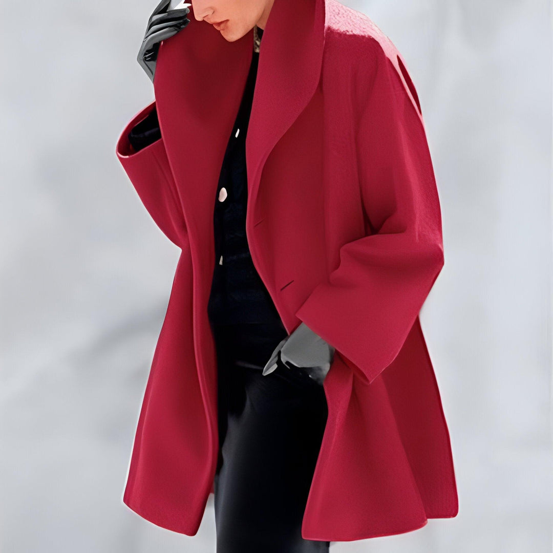 Women's Chic Oversized Coat, perfect for effortless elegant style in fall or winter fashion trends.