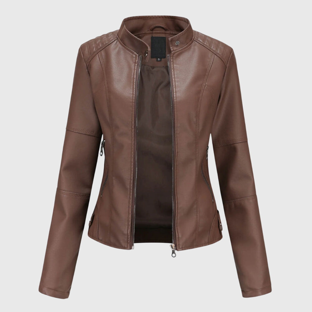 Casual women's oversized shacket jacket, perfect for layering with a chic button-front design & comfortable fit.