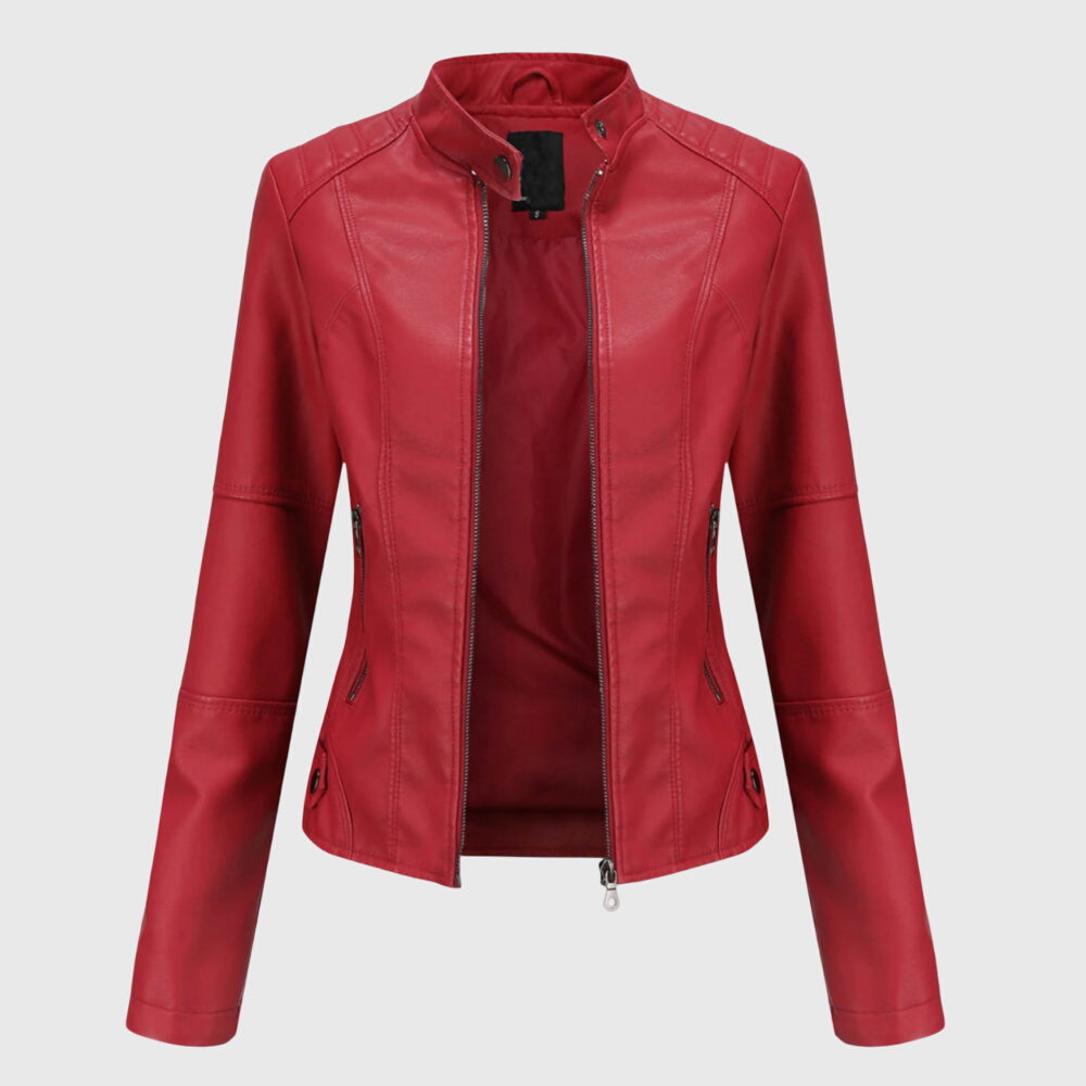 Versatile women's chic shacket featuring an oversized design, button front, and collared neckline for everyday style.