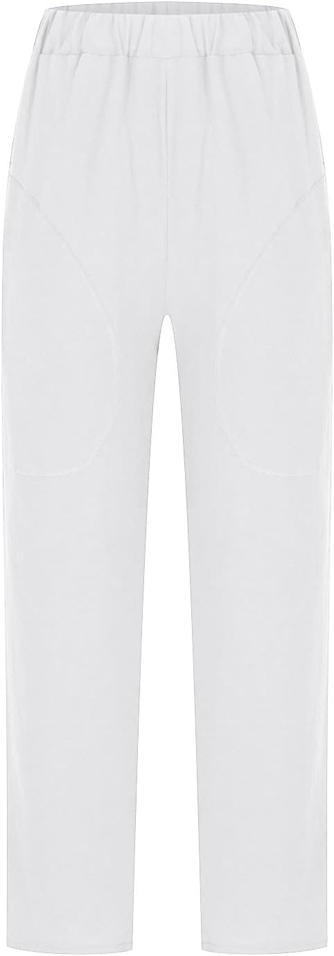 Women's casual elegance pants, relaxed fit and comfortable for everyday fashionable wear.