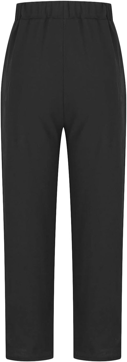 Comfortable women's pull-on relaxed fit trousers, perfect for all-day everyday wear.