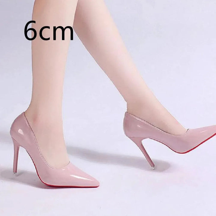 Classic black women's stiletto pumps, elegant pointed toe for a sophisticated look & feel.