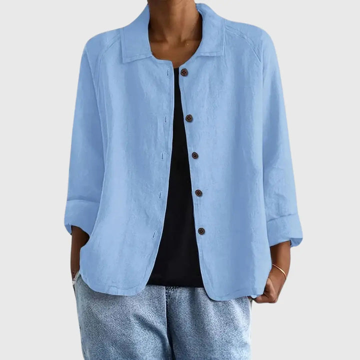 Women's classic light top, soft & versatile for everyday casual wear.