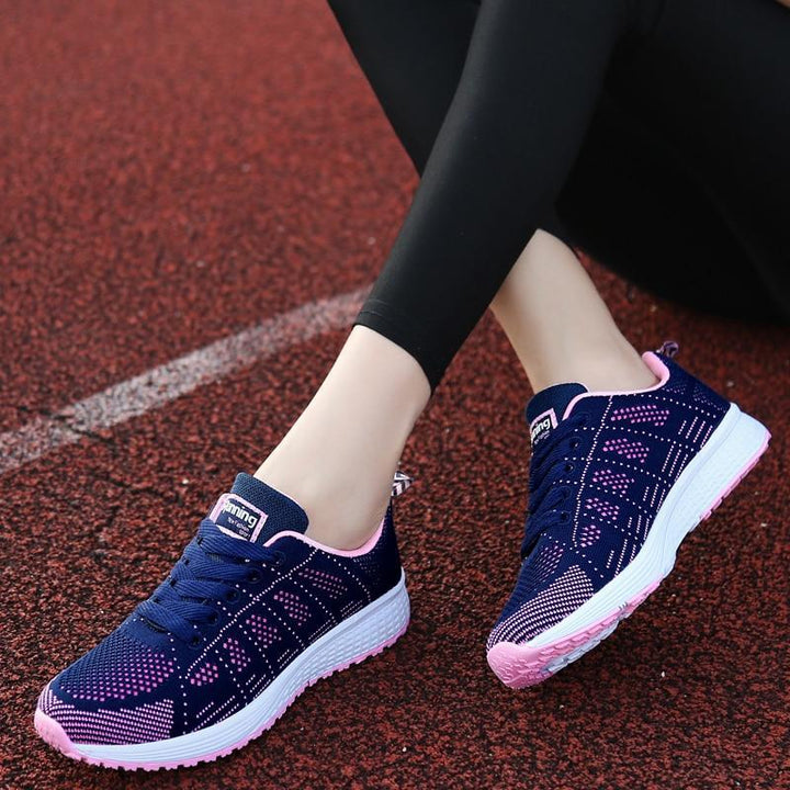 Classic women's walking shoes, orthopedic design for foot pain relief & arch support.