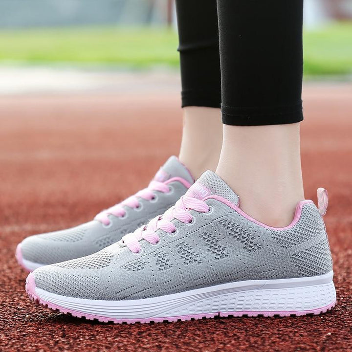 Comfortable women's walking shoes with advanced foot support for active everyday wear.