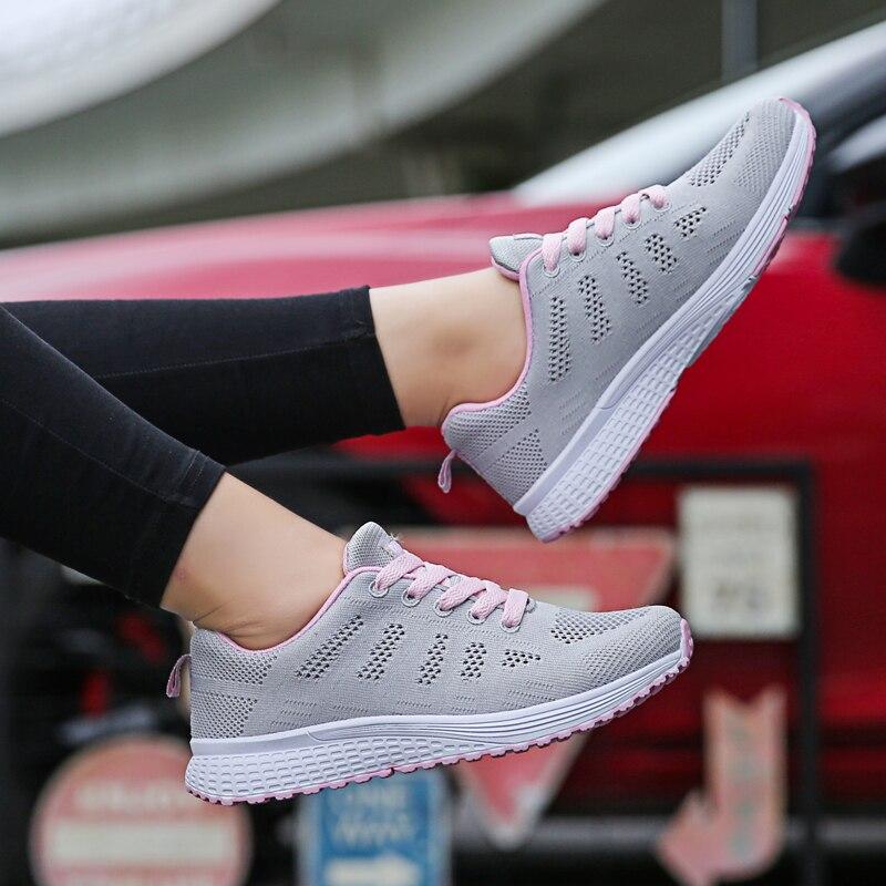 Classic women's orthopedic walking shoes, lace-up style, ensuring non-slip stability & comfort.