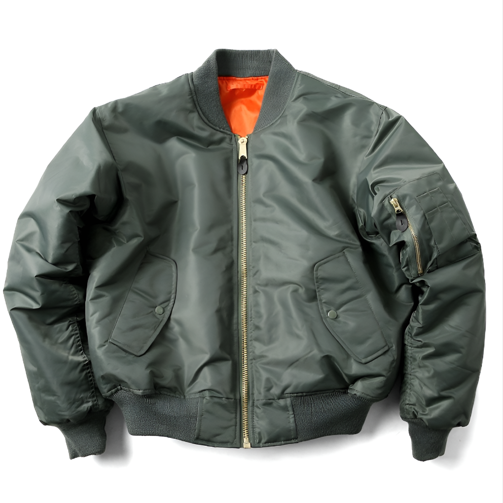 Women's classic rib-knit bomber jacket, perfect for versatile everyday casual style.