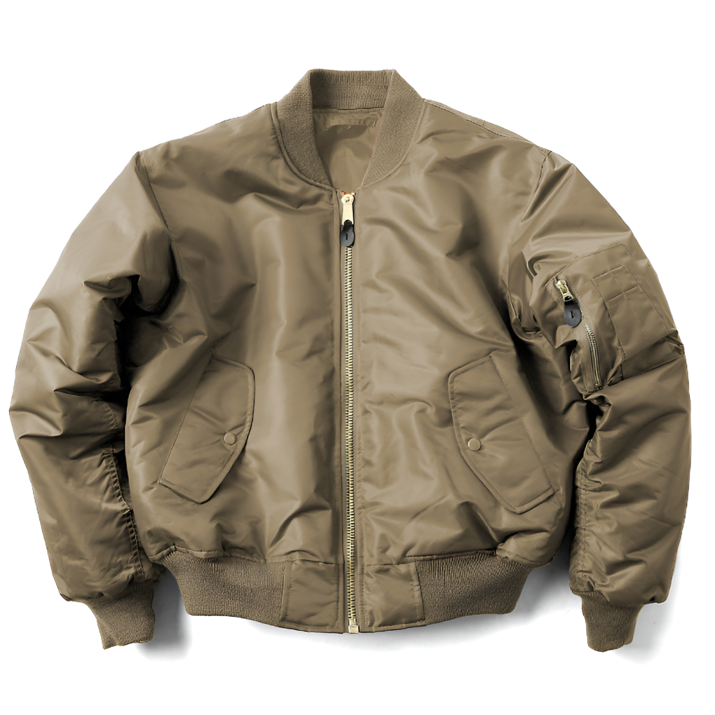 Versatile women's rib-knit bomber jacket, ideal casual outerwear for any day.