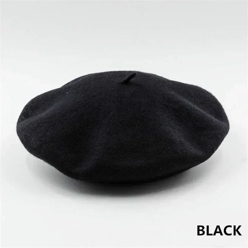 Comfortable soft knit beret hat for women, ideal winter headwear offering warmth & classic style.