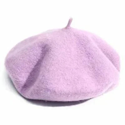 Timeless women's classic soft beret, an iconic winter hat blending fashion and comfort seamlessly.