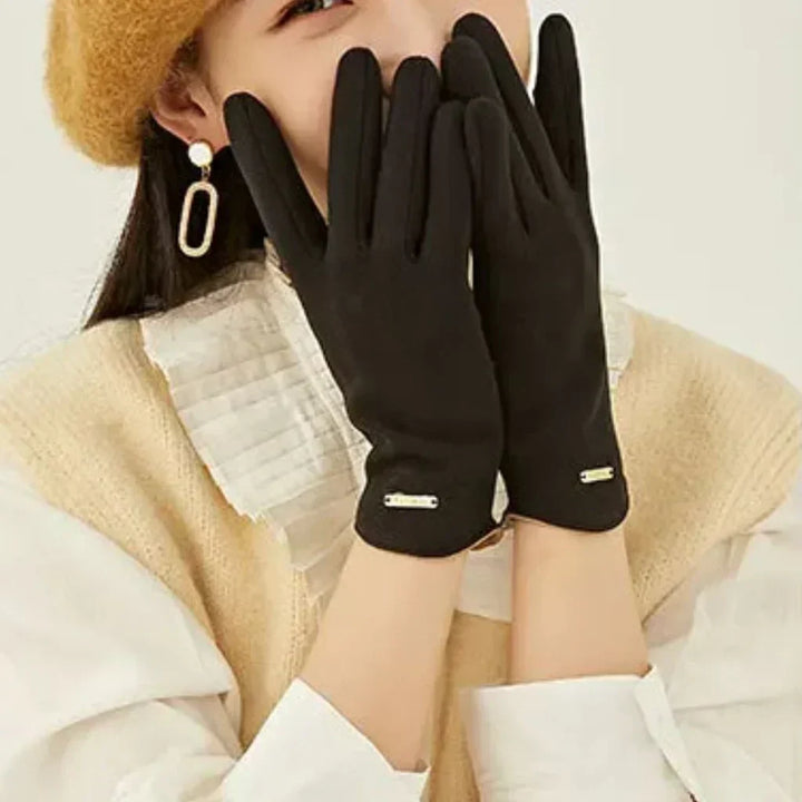 Protect your hands with warm winter gloves for women, featuring essential touchscreen compatibility.