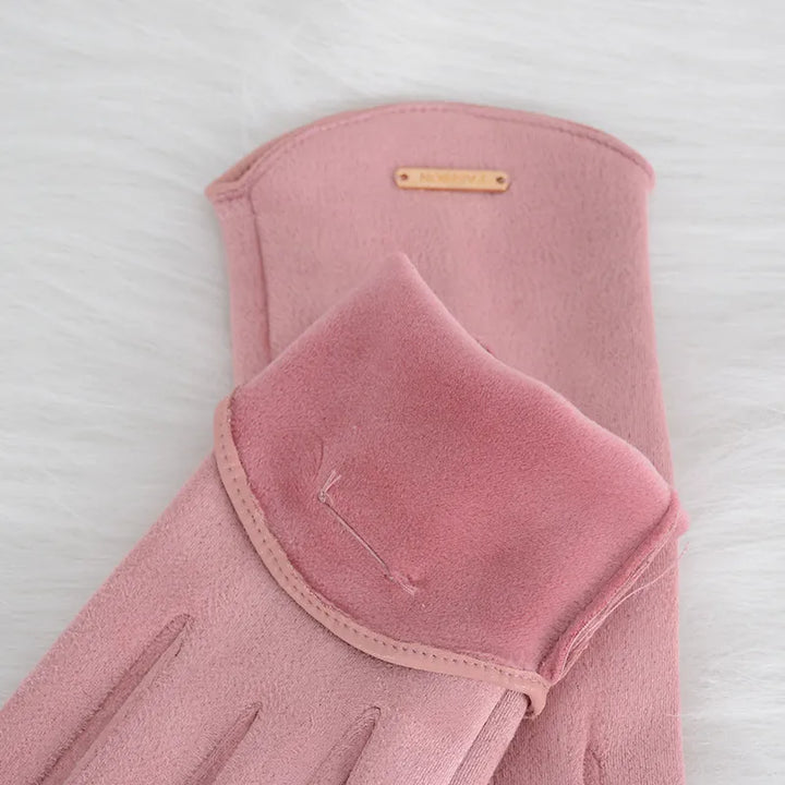 Soft, warm women's winter gloves, a classic touchscreen design for ultimate comfort & style.