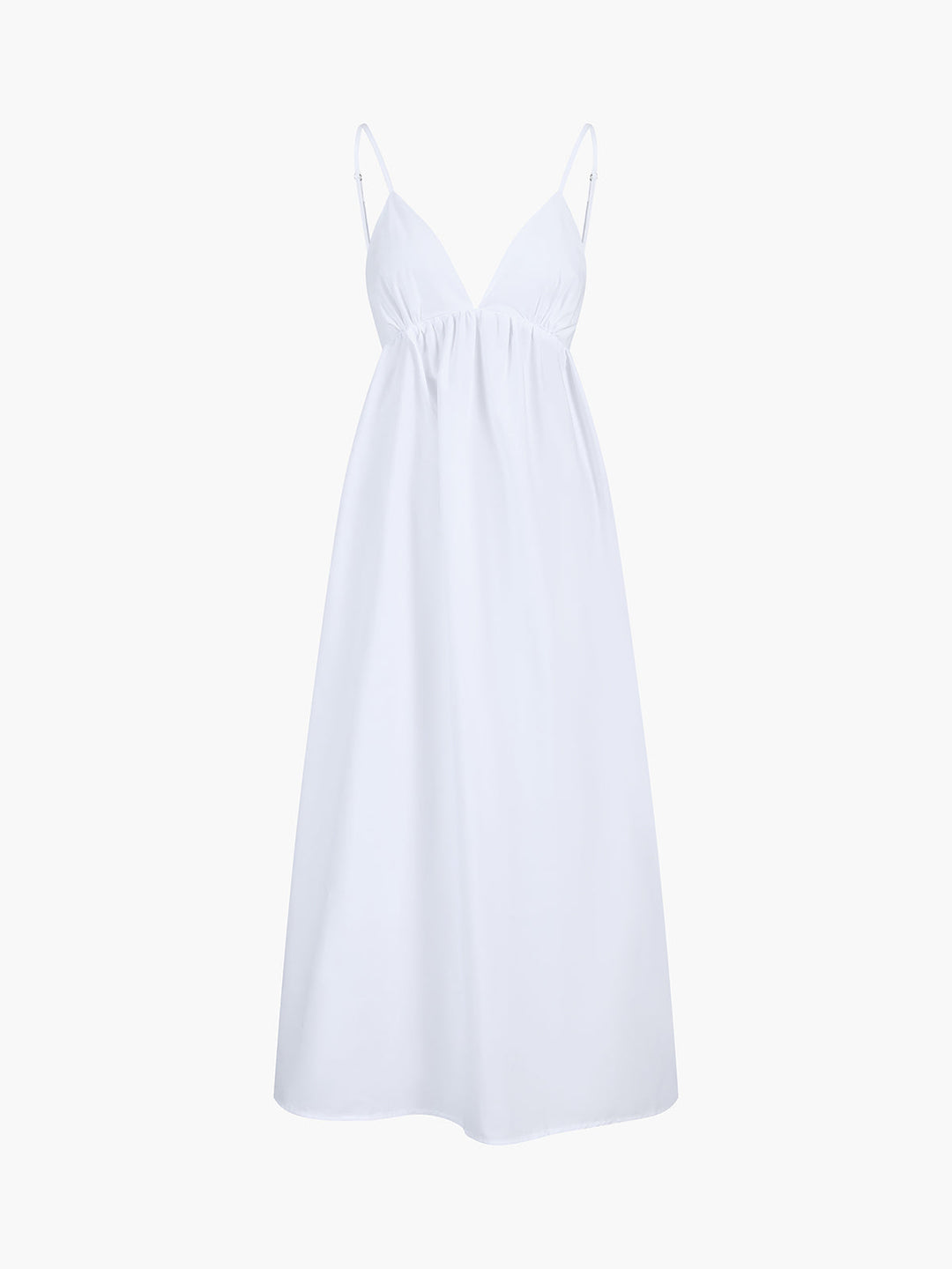 Pink women's Coastal Cowgirl open back flowy maxi dress. V-neck, sleeveless, ideal for summer casual style.