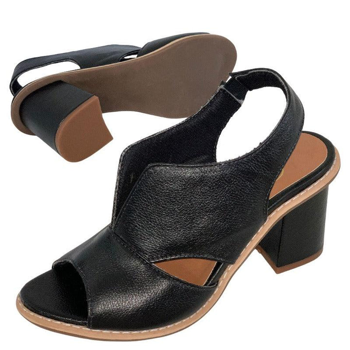 Versatile women's block heel sandals, great for both dressy occasions and casual summer days.