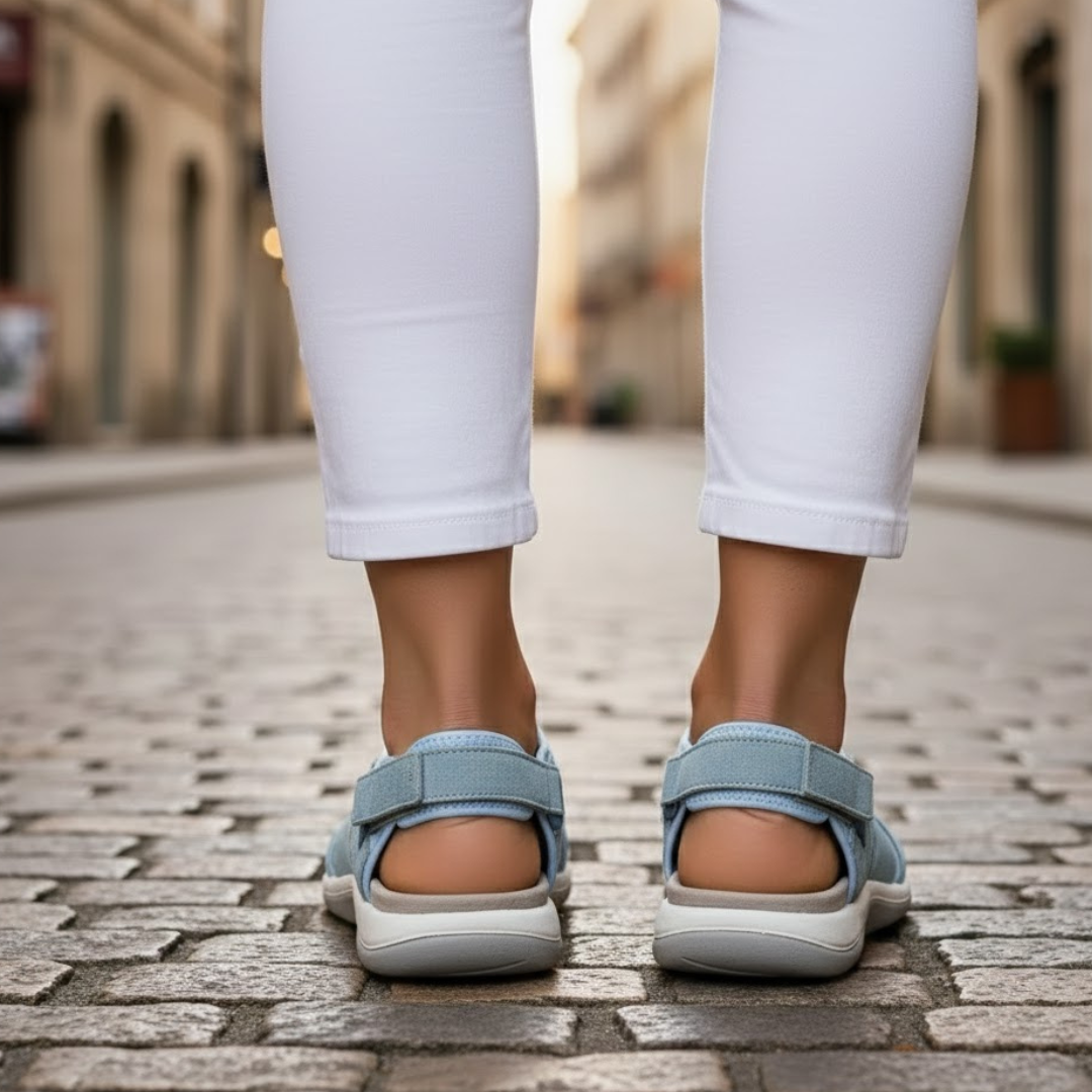 Essential women's summer sandals. Comfortable, open-toe & flat for everyday warm weather and vacation wear.