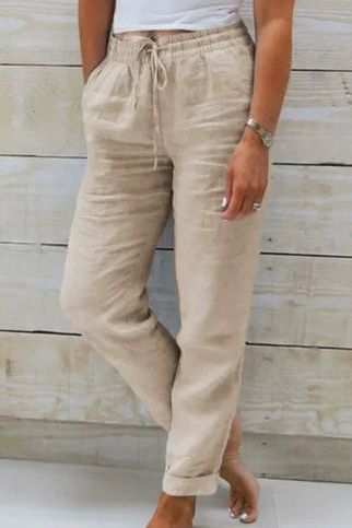 Soft, comfortable wide leg pants for women, ideal for lounge, travel, and versatile casual outfits.