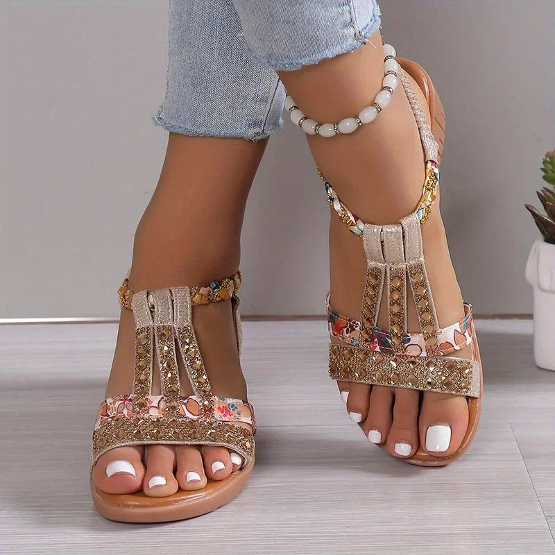 Chic comfortable orthopaedic wedge sandals for women, offering all-day support and summer elegance.