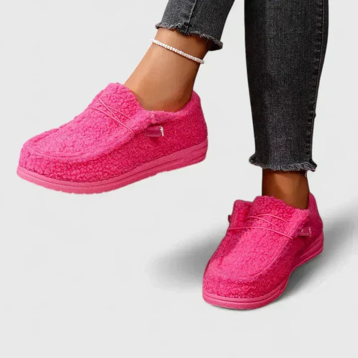 Versatile women's casual loafers, a slip-on design with orthopedic cushioning for comfortable all-day walking.