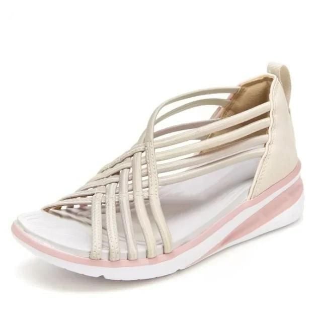 Comfortable women's summer sandals with orthopedic foot support for casual everyday wear.