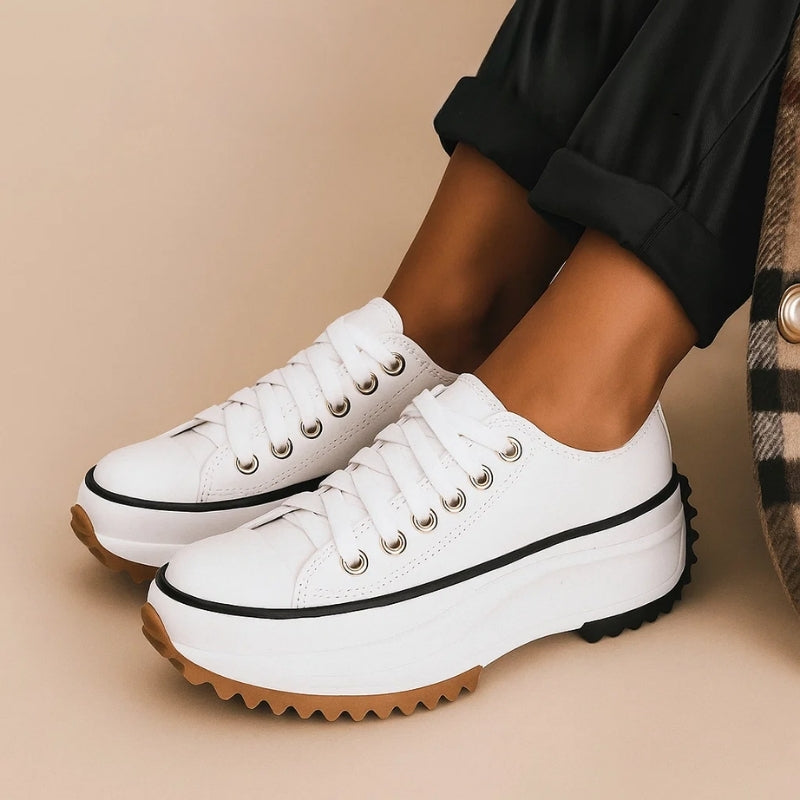 Comfortable women's orthopedic walking shoes, providing excellent arch & posture support for active daily wear.