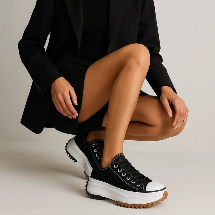 Modern women's orthopedic support sneakers, delivering superior arch & posture support for comfortable everyday walking.
